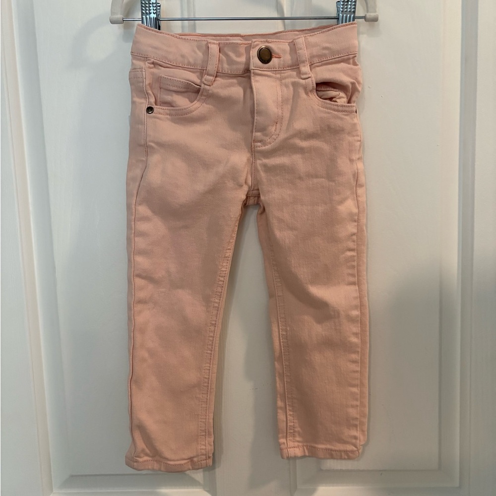 Jamie Kay Blush Pink Stretch Denim Jeans